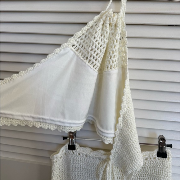 More to Come Angelina Halter Top in Ivory - Picture 9 of 9